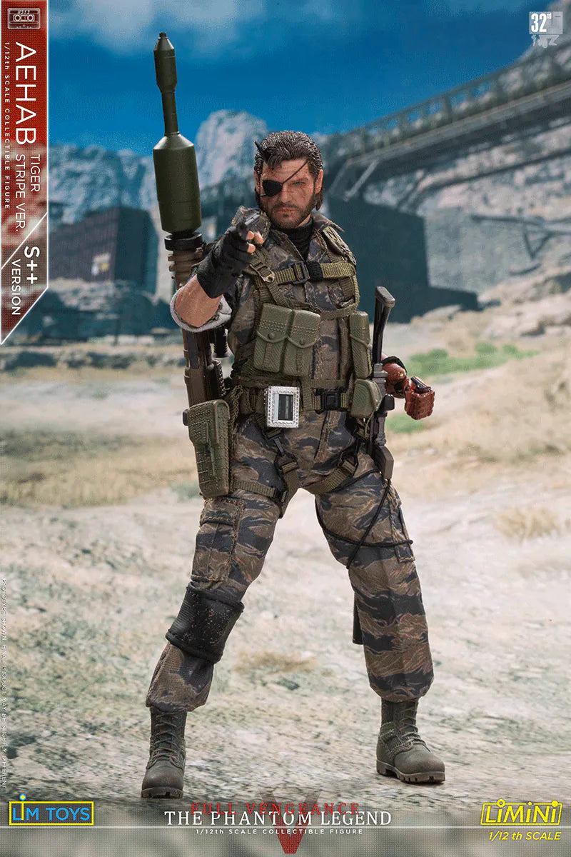 S++Ver. LIMTOYS aehab Venom Snake 1/12 Action Figure