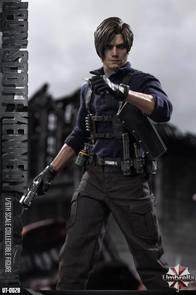 Resident Evil  LEON SCOTT KENNEDY With Rooted Hair Realistic Figure  1/6 scale