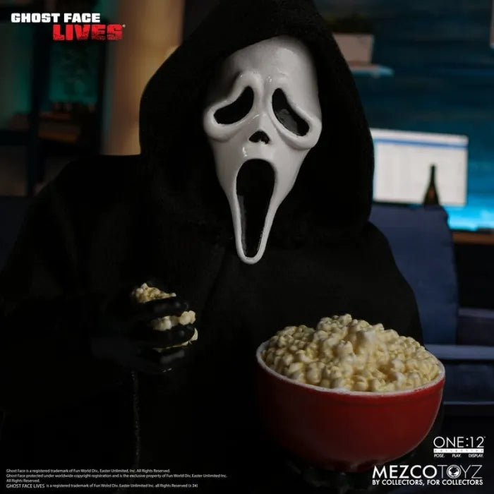Mezco Toyz 1/12 Ghost Face 6 inch Movable Figure