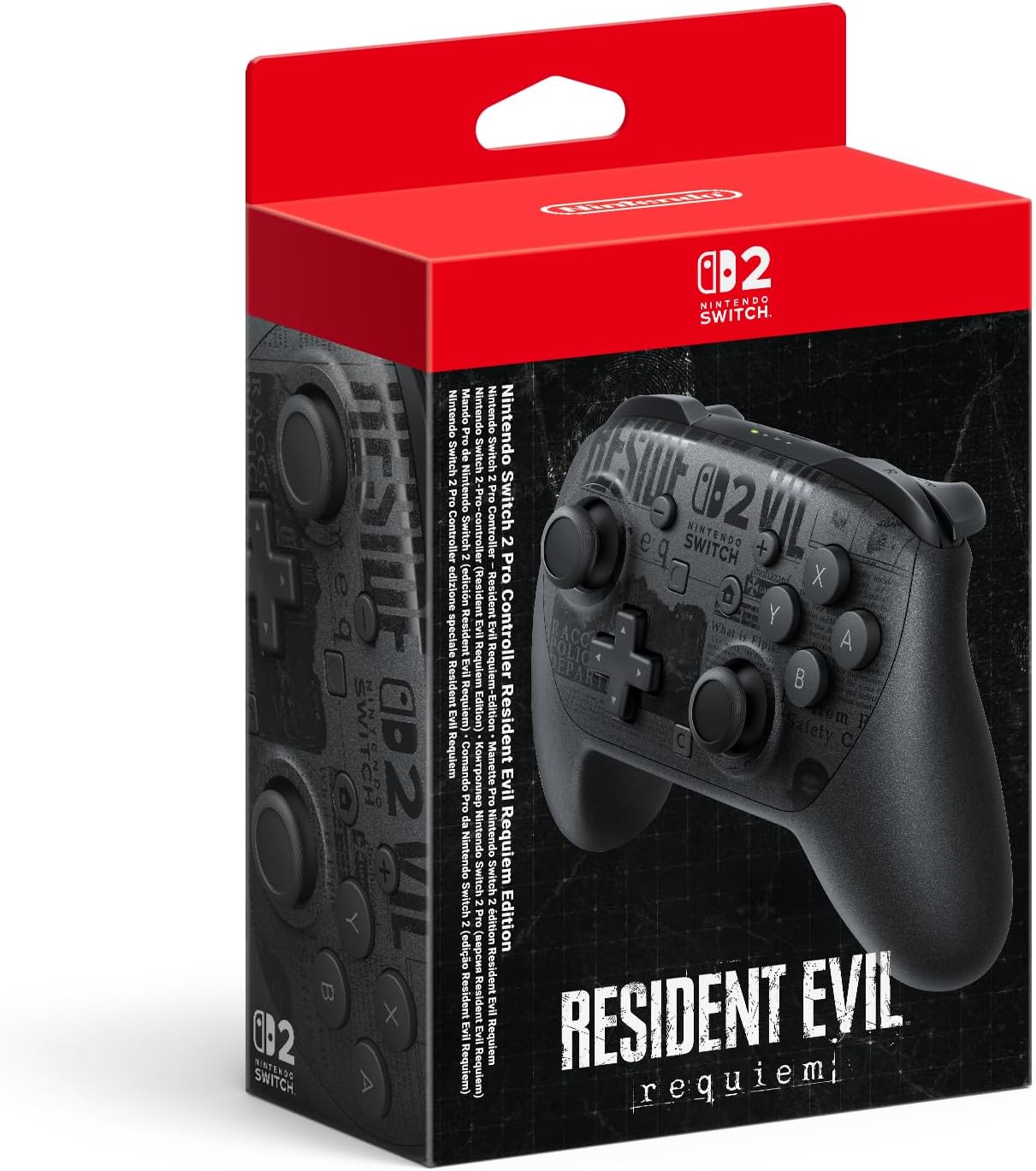 Nintendo Switch 2 Pro Controller Resident Evil Requiem Edition