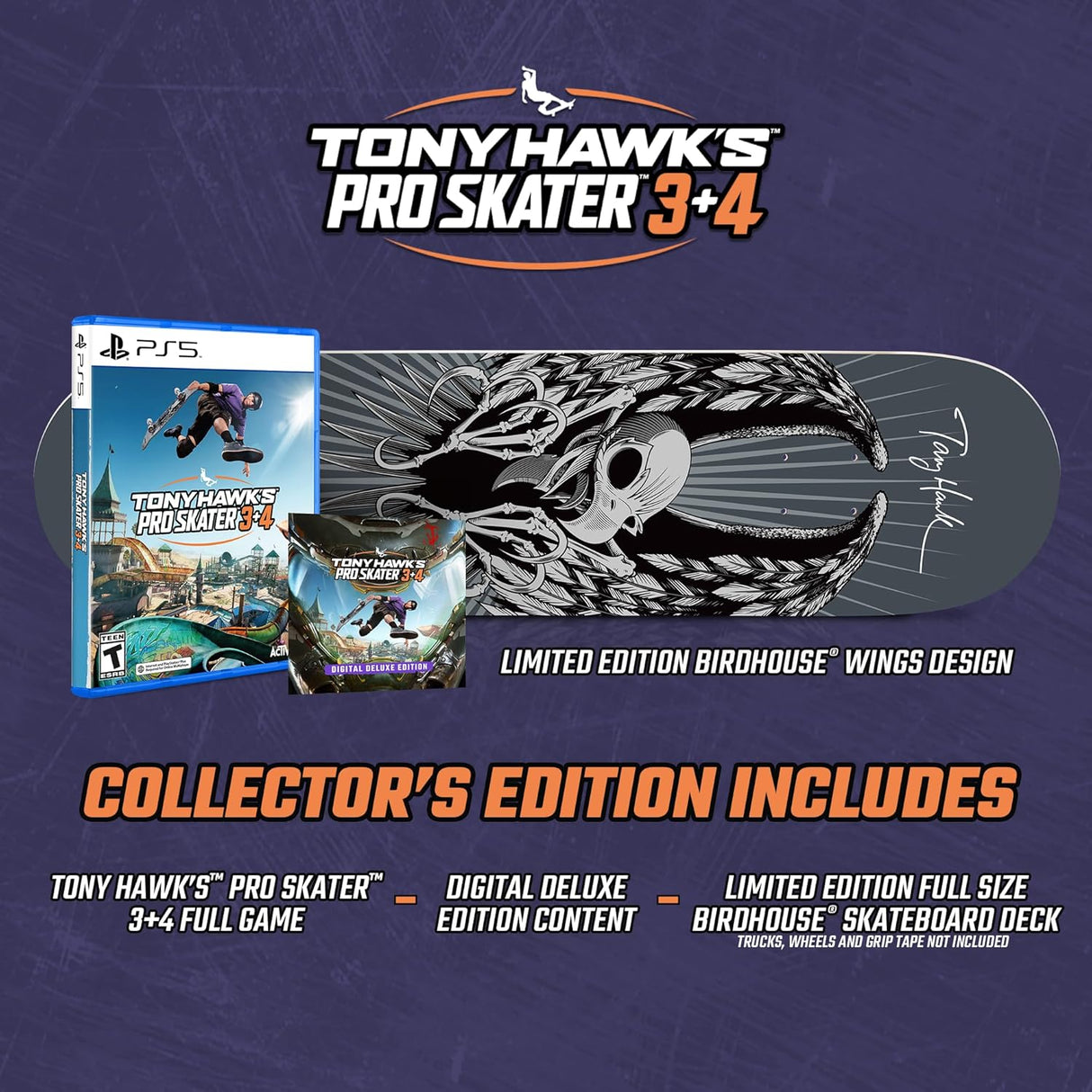 Tony Hawk's™ Pro Skater™ 3 + 4 – Collector's Edition – PlayStation 5 R1