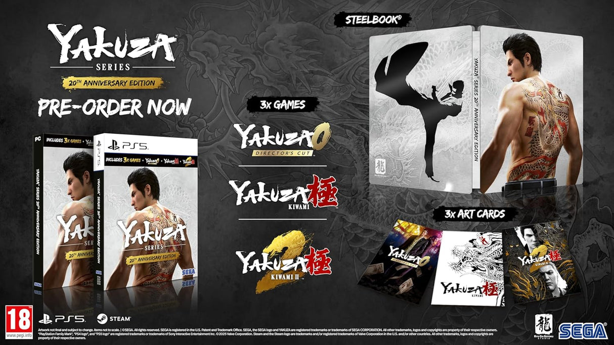 Yakuza 20th Anniversary Edition PS5 R2
