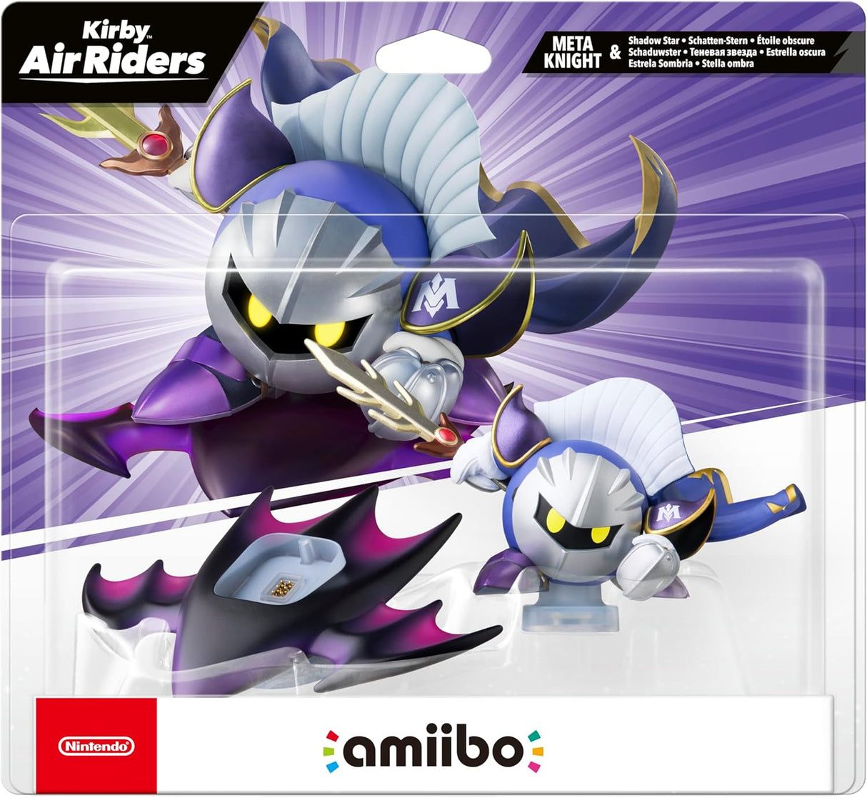 Nintendo amiibo Kirby Air Riders: Meta Knight & Shadow Star