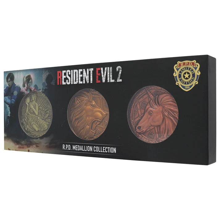 Resident Evil 2 - Set of 3 Medallions