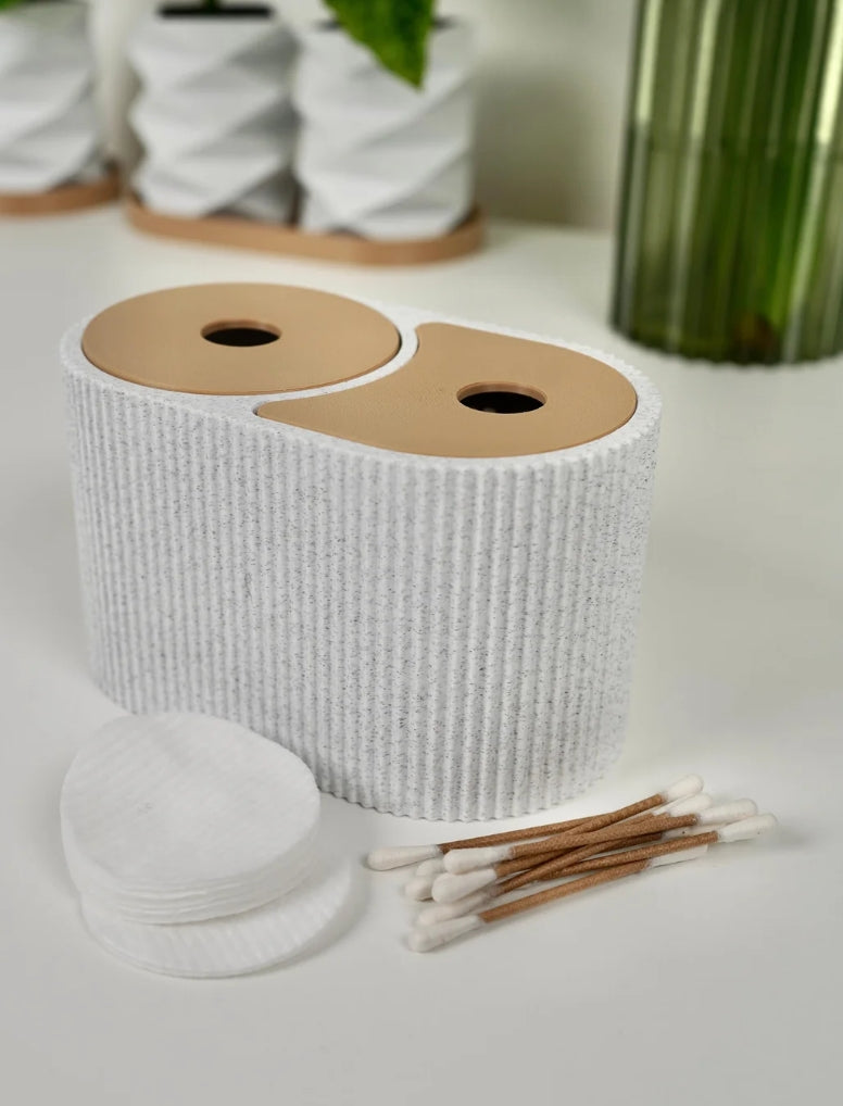 Cotton Pads & Cotton Swabs Organizer