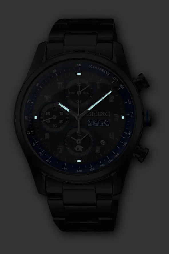 SEGA 65TH ANNIVERSARY SEIKO COLLABORATION WATCH BLACK MODEL