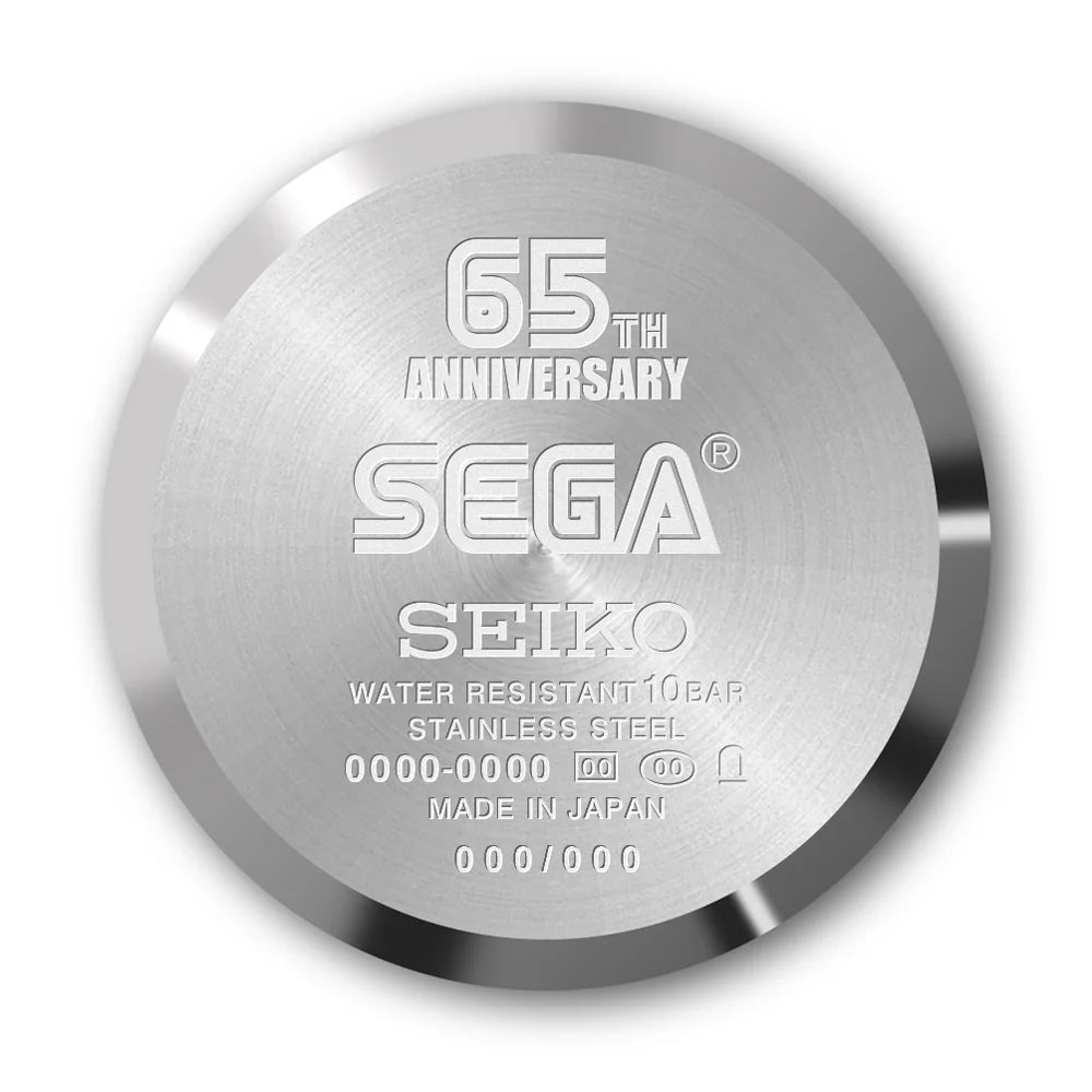 SEGA 65TH ANNIVERSARY SEIKO COLLABORATION WATCH BLACK MODEL
