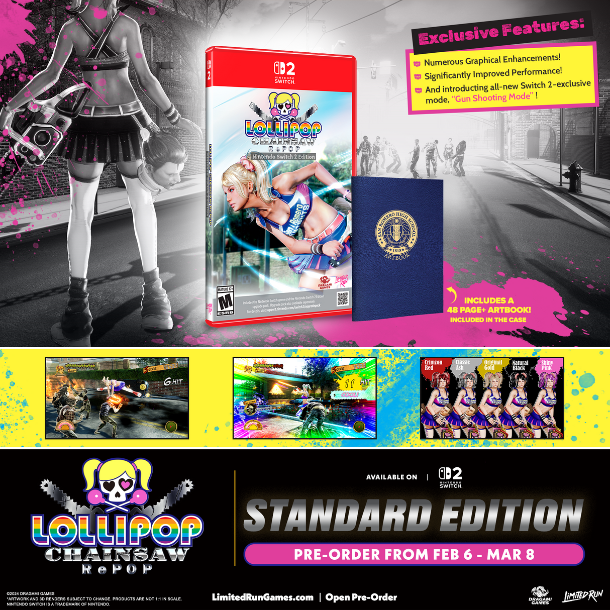 LOLLIPOP CHAINSAW RePOP Nintendo Switch™ 2 Edition + Artbook