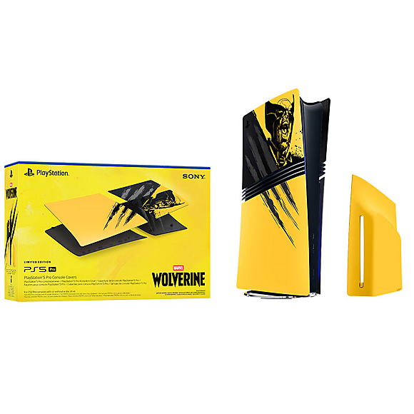 PlayStation®5 Pro Console Covers - Marvel’s Wolverine Battle Yellow Limited Edition