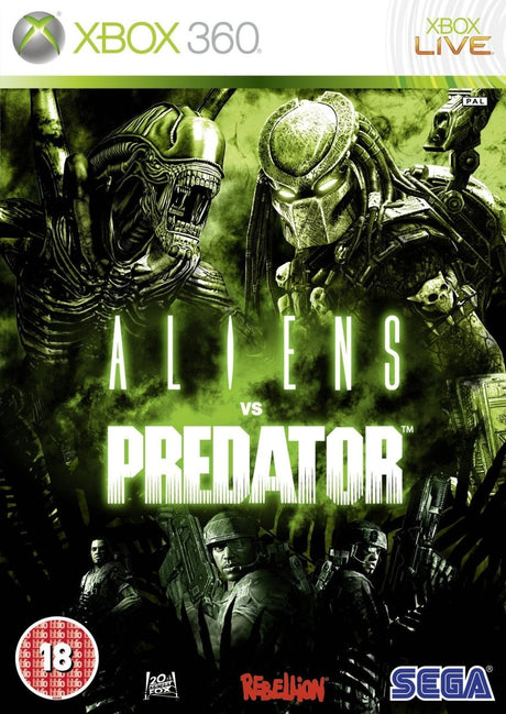 Aliens Vs Predator Xbox 360 R2 Used like new - Bstorekw