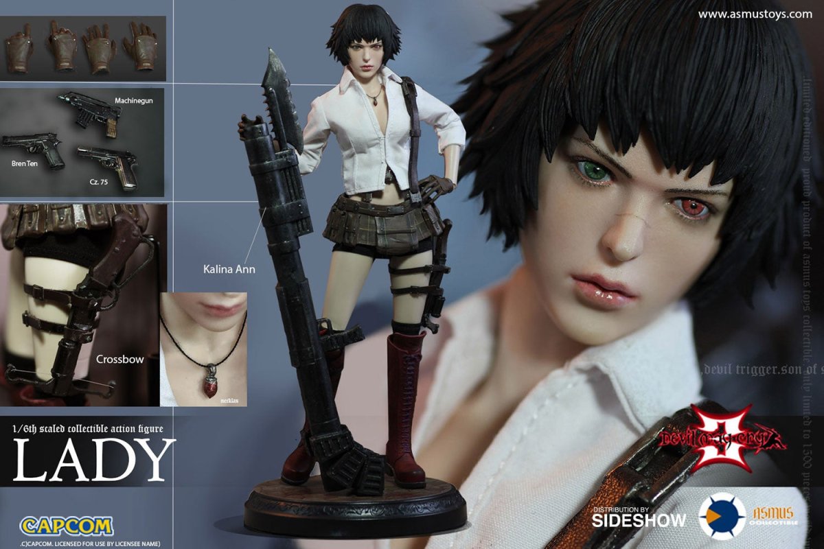 Asmus Toys Devil May Cry III: Lady 1: 6 Scale Action Figure - Bstorekw