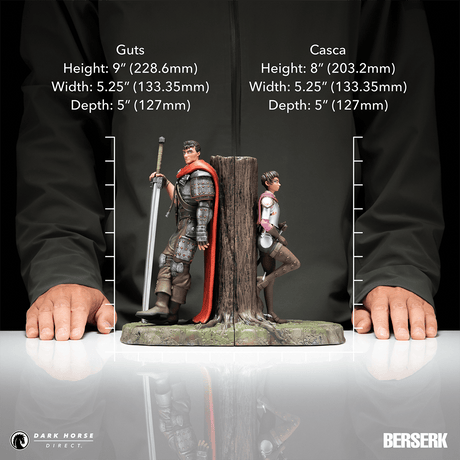 Berserk: Guts & Casca Bookends - Bstorekw