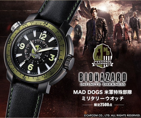 Biohazard Resident Evil Infinite Darkness MAD DOGS Military Watch Limited - Bstorekw