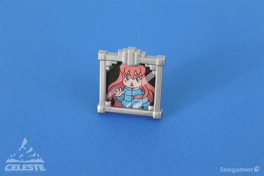 Celeste Double Mirror Lenticular Pin - Bstorekw