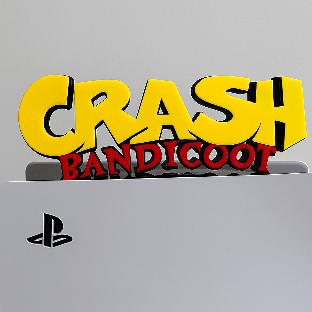 Crash Bandicoot Logo - Decoration logo - Bstorekw