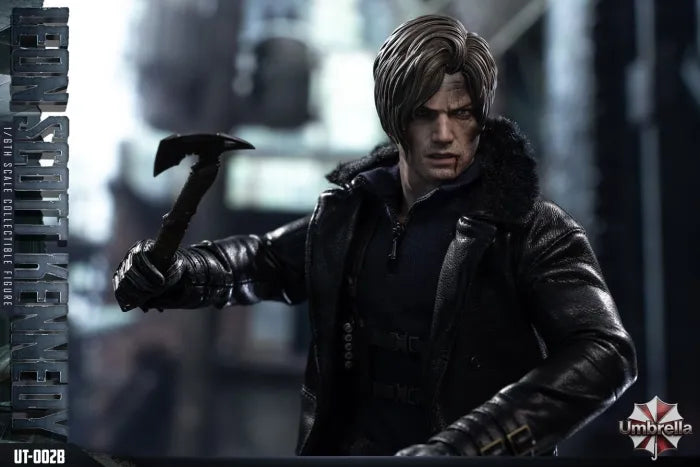Resident Evil  LEON SCOTT KENNEDY With Rooted Hair Realistic Figure  1/6 scale