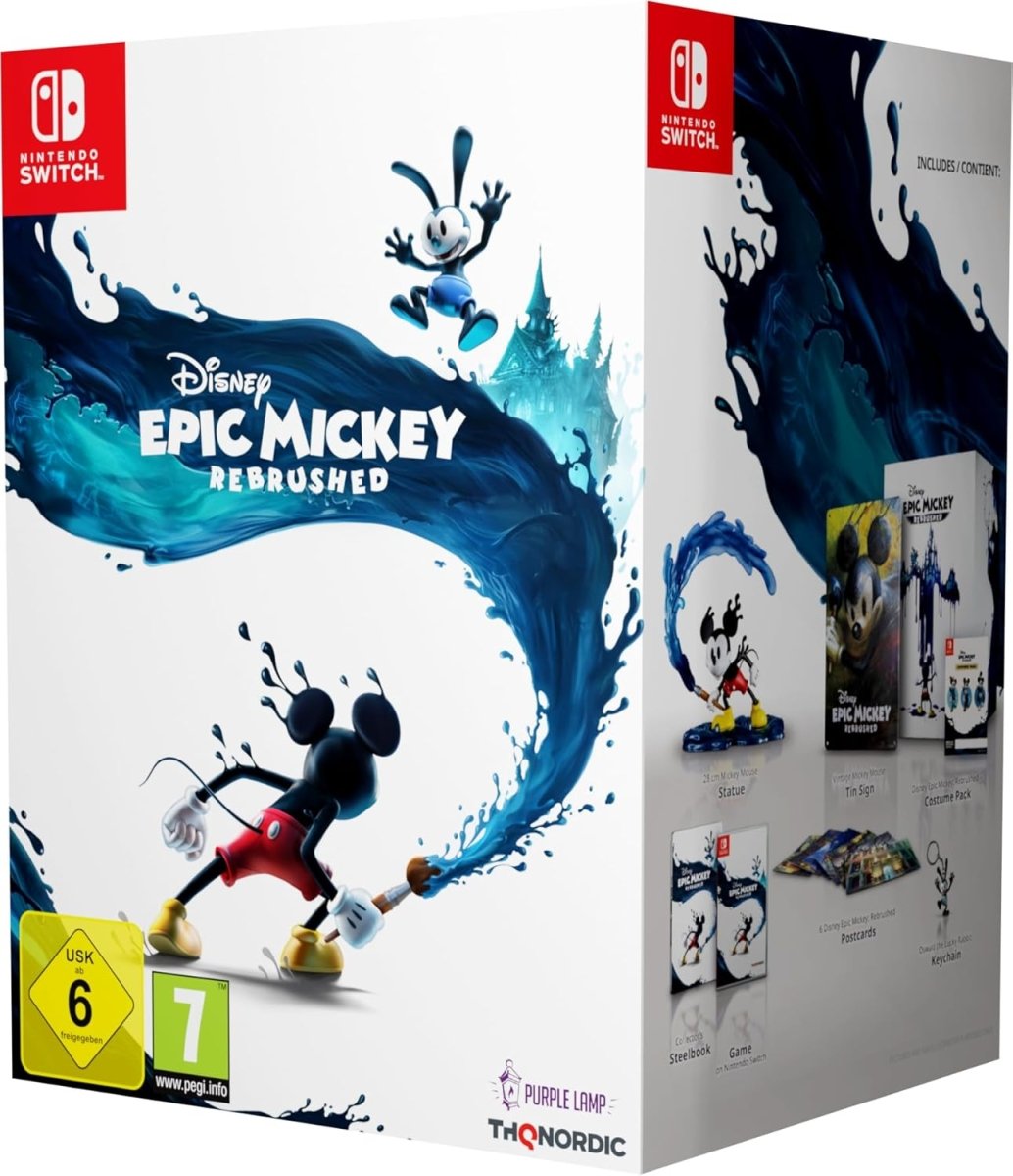 Disney Epic Mickey: Rebrushed Collector's Edition Nintendo Switch R2 - Bstorekw