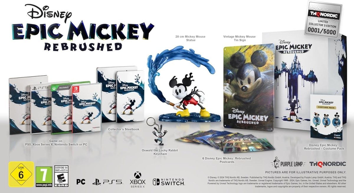 Disney Epic Mickey: Rebrushed Collector's Edition - PlayStation 5 R2 - Bstorekw