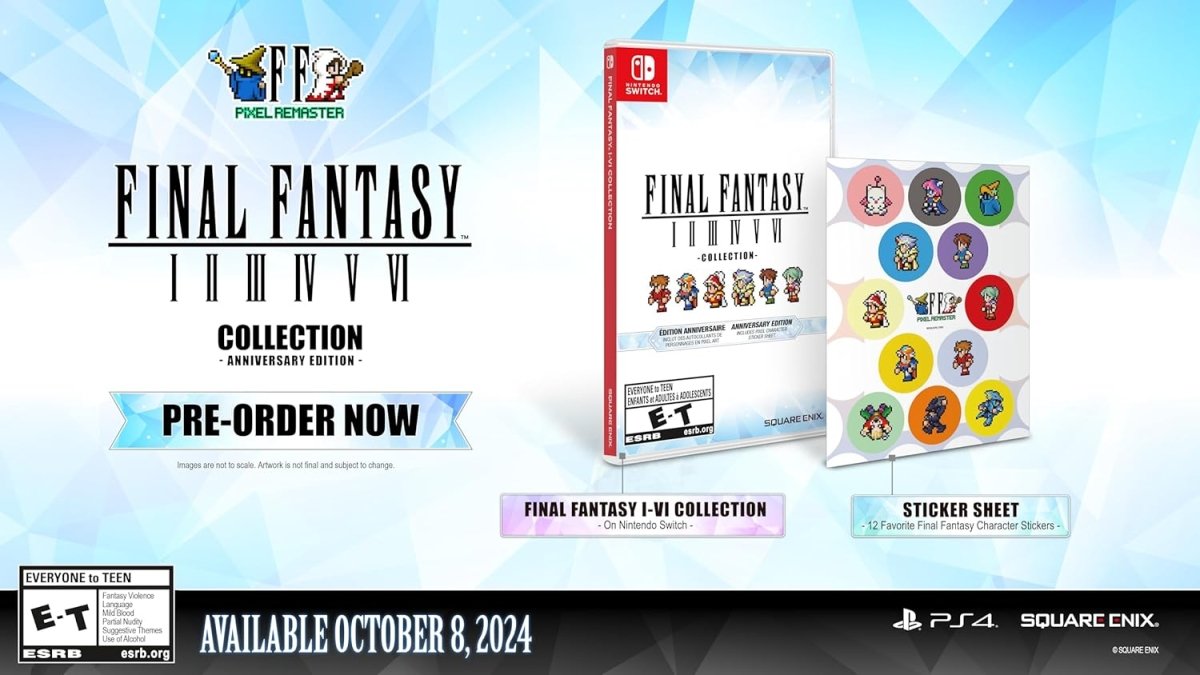 FINAL FANTASY I - VI Collection Anniversary Edition - Nintendo Switch R1 - Bstorekw