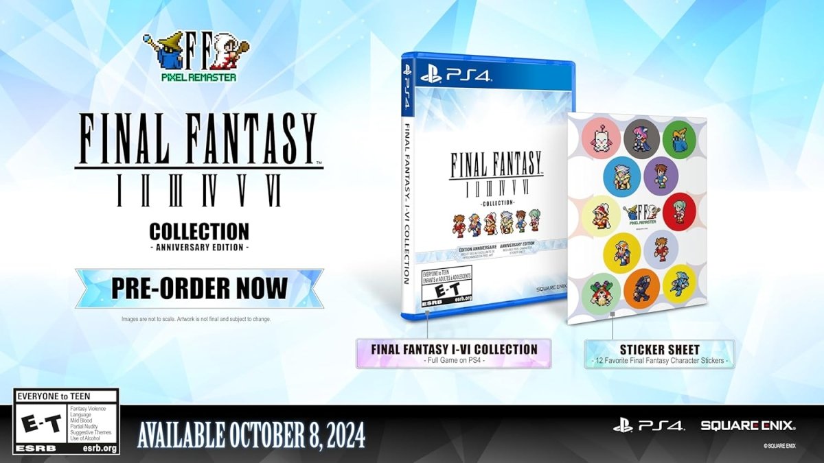 FINAL FANTASY I - VI Collection Anniversary Edition - PS4 R1 - Bstorekw