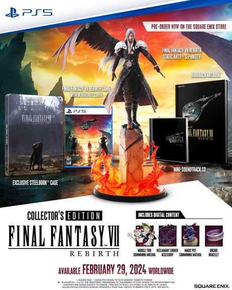 Final Fantasy Rebirth Collector's Edition R1 PS5 - USA - Bstorekw