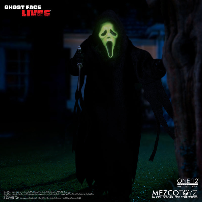Mezco Toyz 1/12 Ghost Face 6 inch Movable Figure
