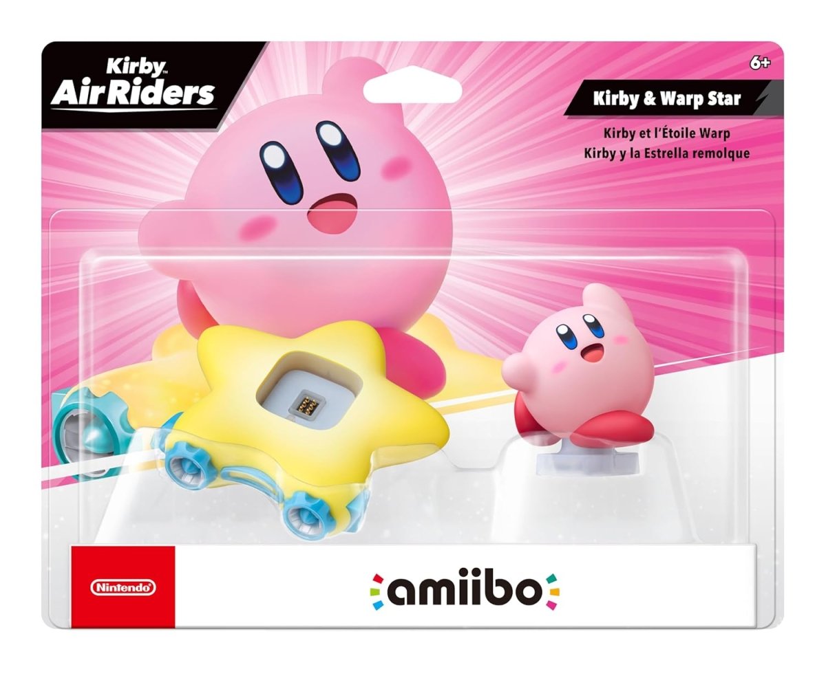 Kirby & Warp Star - KirbyAir Riders Series Amiibo - Bstorekw