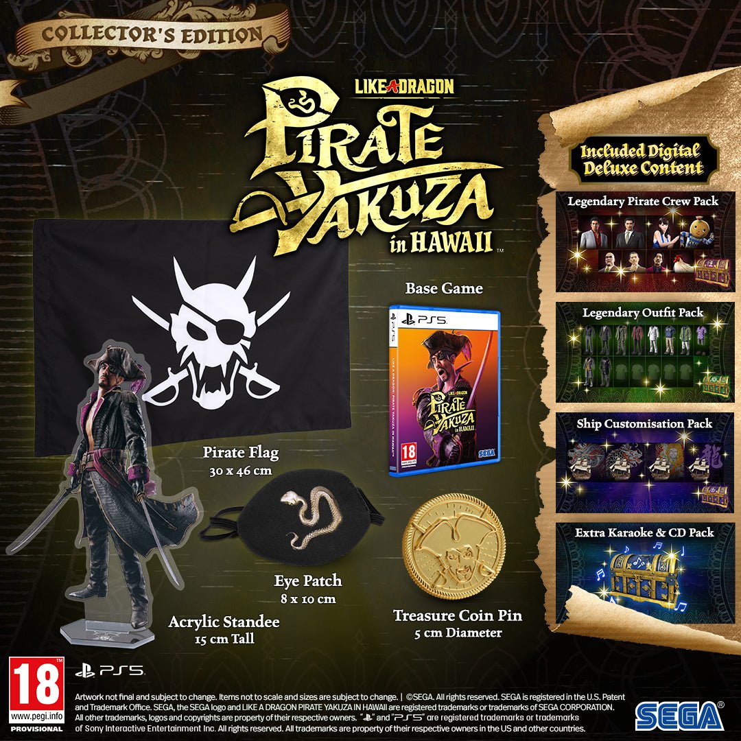 Like a Dragon: Pirate Yakuza in Hawaii: Collector's Edition - PlayStation 5 R2 - Bstorekw