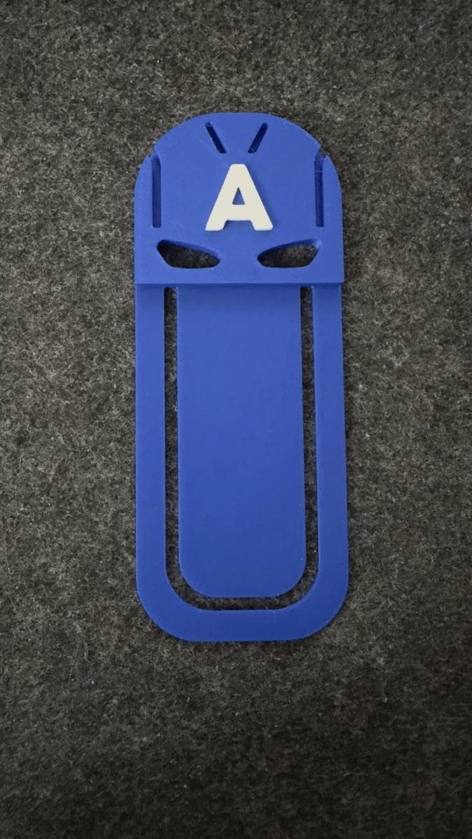 Marvel Captain America Bookmark - Bstorekw