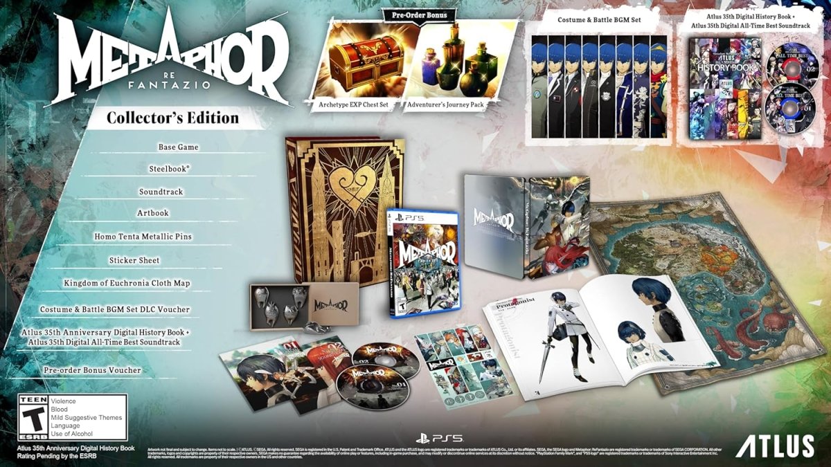 Metaphor: ReFantazio Collector's Edition - PlayStation 5 - Bstorekw