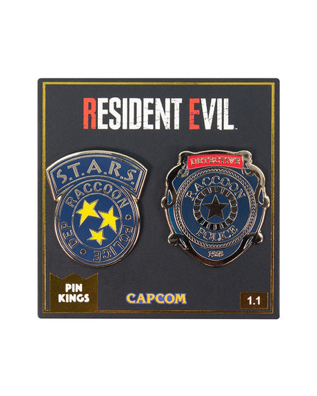 Official Resident Evil Enamel Pin Badge Set 1.1 - Bstorekw