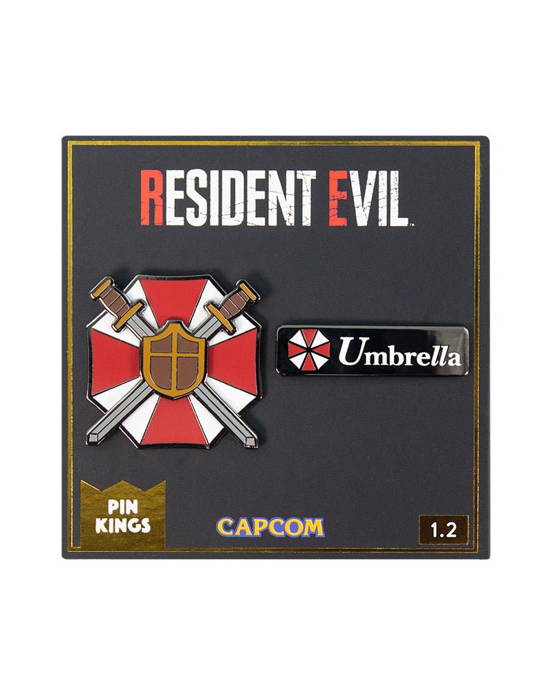 Official Resident Evil Enamel Pin Badge Set 1.2 - Bstorekw