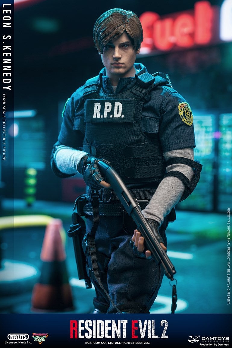 Resident Evil 2 Leon S. Kennedy フィギュア DAMTOYS Resident Evil 2 Leon S.Kennedy 12 inch Action Figure