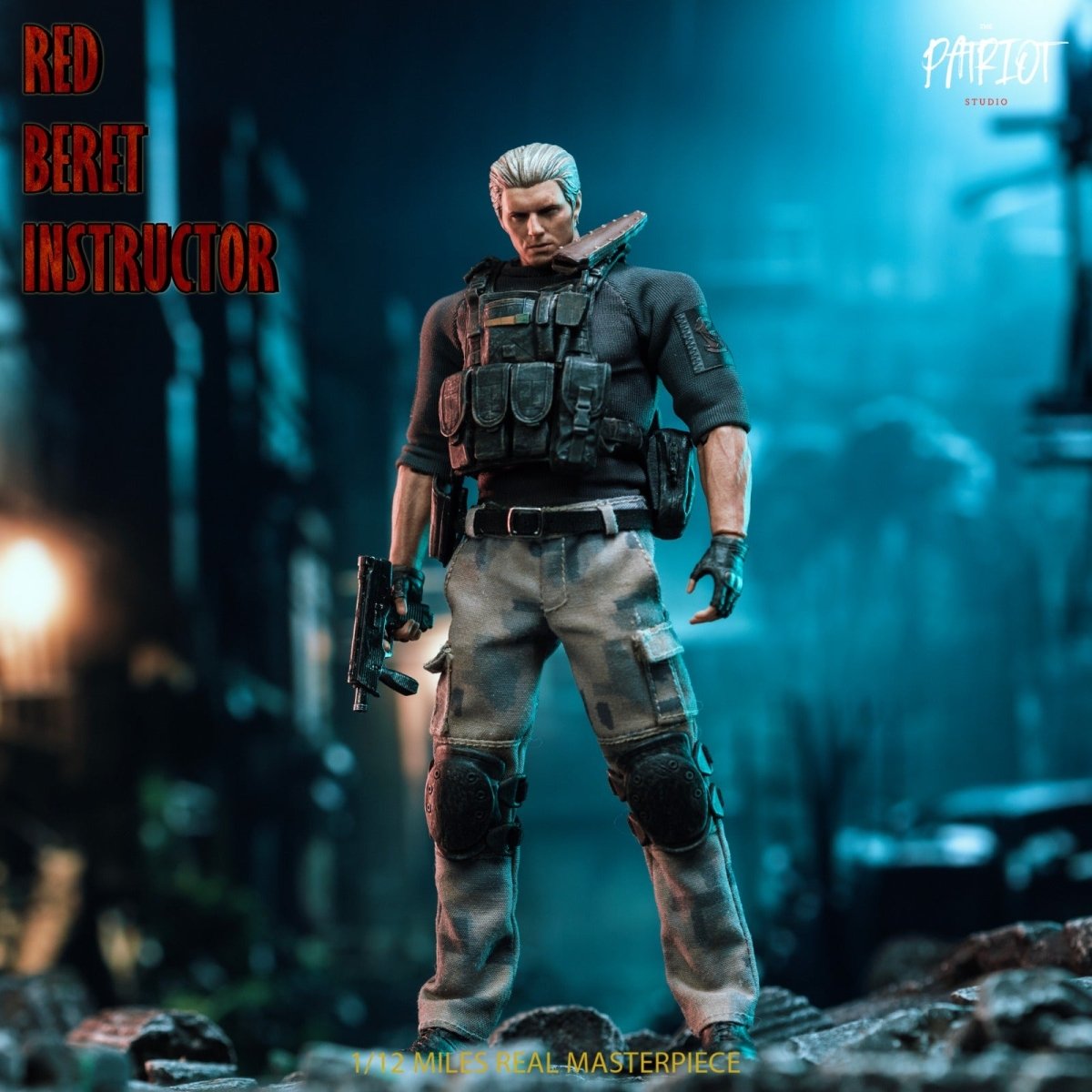 Resident Evil 4 - Red Beret Instructor Krauser Figure 1/12 Action figure - Bstorekw