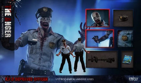 Resident Evil Zombie Officer 1/12 by patriot Studio (17cm) - Bstorekw