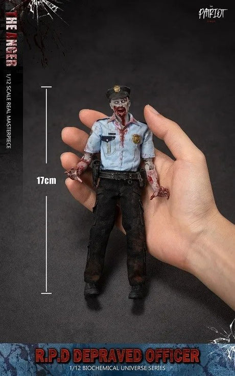 Resident Evil Zombie Officer 1/12 by patriot Studio (17cm) Fallen Version - Bstorekw