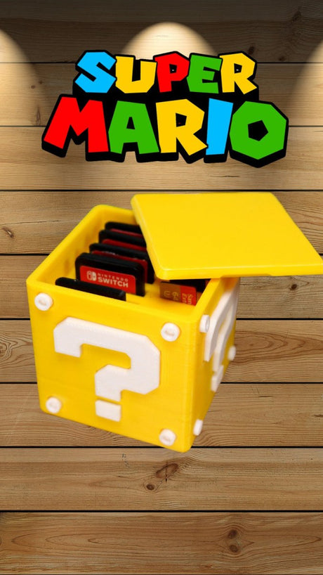 Super Mario Question block holder (5cm height) - Bstorekw