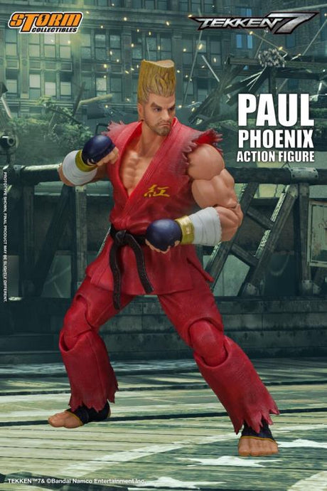 Tekken 7 Paul Phoenix 1/12 Scale Action Figure - Bstorekw