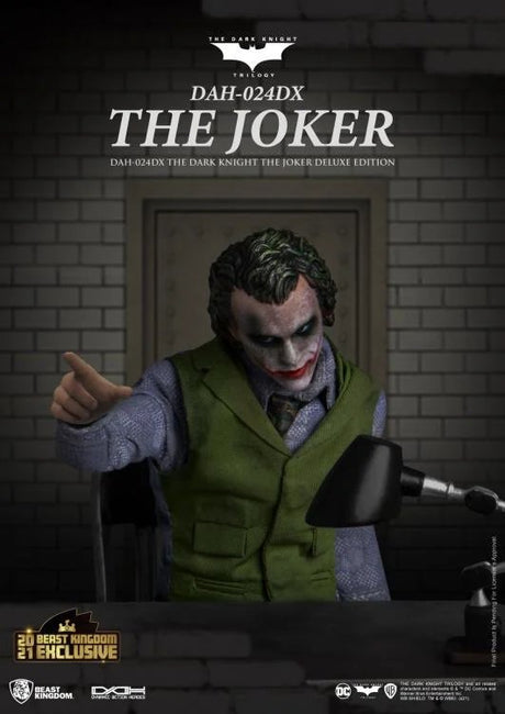 The Dark Knight Dynamic 8ction Heroes DAH - 024DX Joker (Interrogation Room) Limited Edition Deluxe Version - Bstorekw