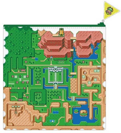 The Legend of Zelda: A Link to the Past: Hyrule Map Pouch - Bstorekw