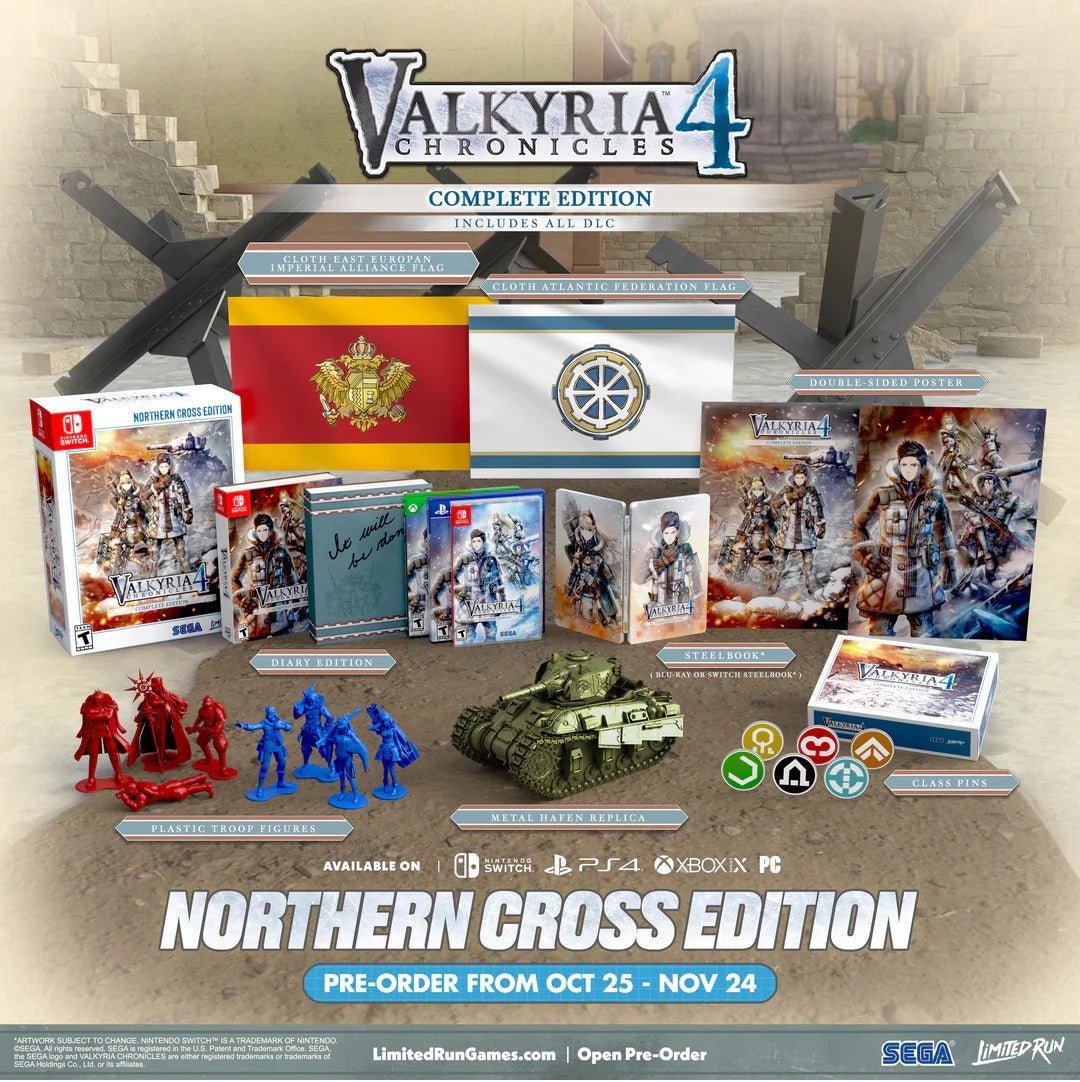 Valkyria Chronicles 4 Complete Edition - Northern Cross Edition Nintendo Switch R1 - Bstorekw