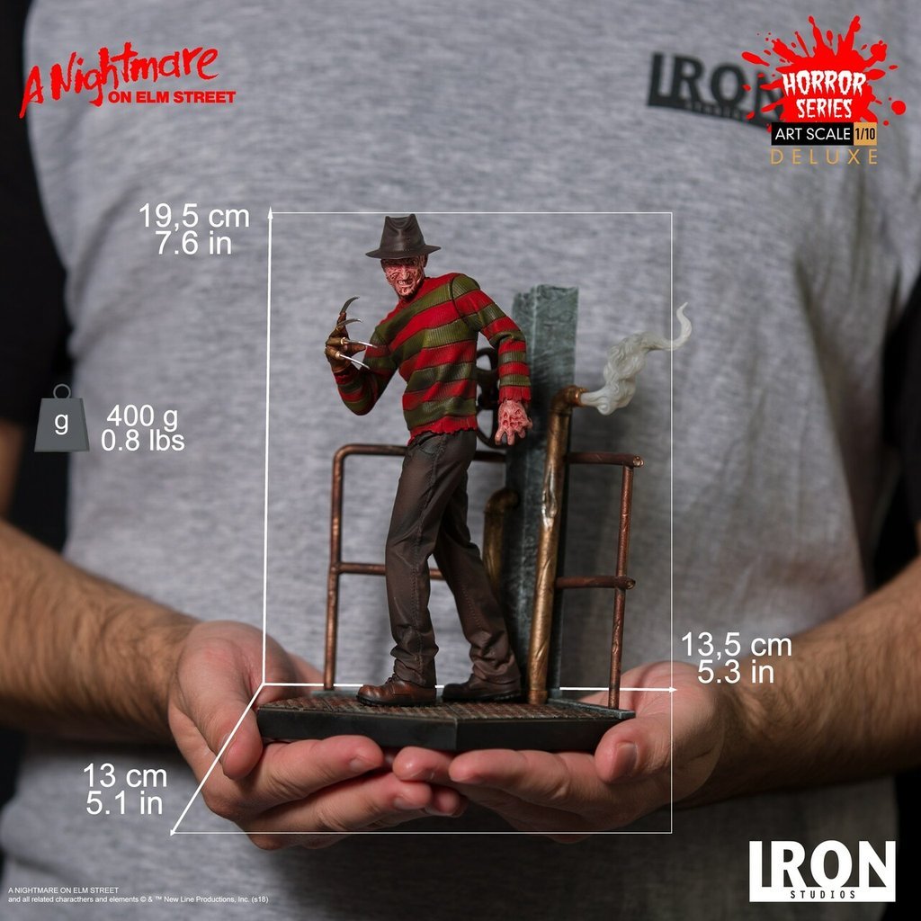 A Nightmare Freddy Krueger Deluxe 1/10 Scale Figure Iron Studios - Bstorekw