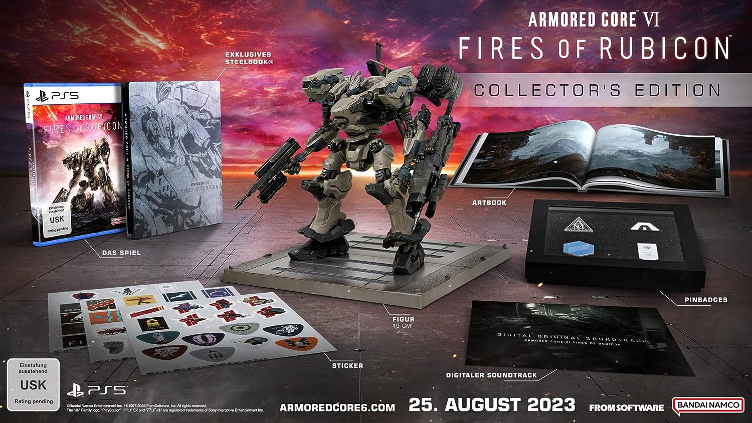 Armored Core VI Fires of Rubicon collector edition R2 - Ps5 - Bstorekw