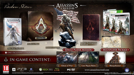 Assassins Creed 3 Freedom Edition PS3 R2 - Bstorekw