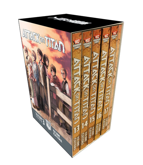 Attack on Titan Season 3 Part 1 Manga Box Set Vol: 13 - 17 - Bstorekw