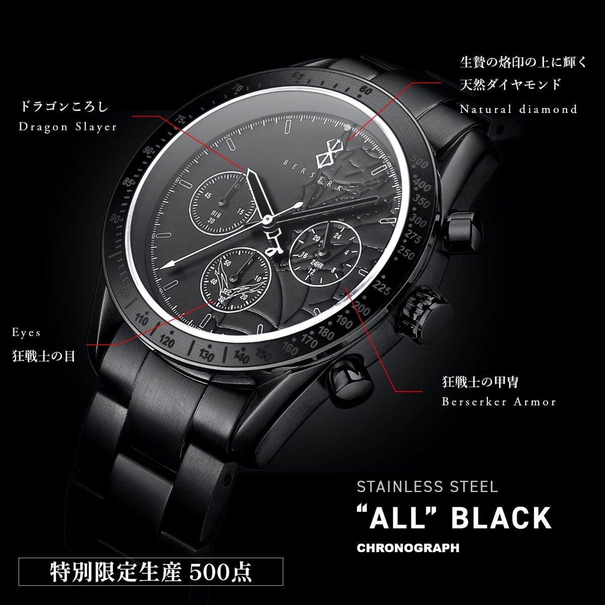 Berserk Watch (Black Version) - Bstorekw