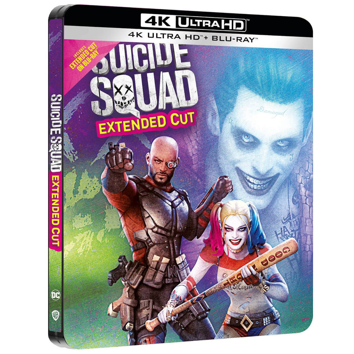 DC Comics Suicide Squad Exclusive Steelbook [4k Ultra HD] - Bstorekw