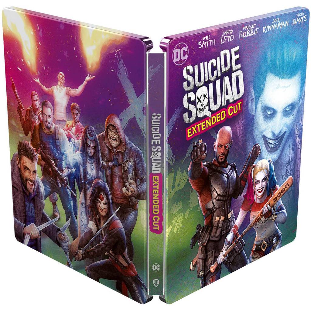 DC Comics Suicide Squad Exclusive Steelbook [4k Ultra HD] - Bstorekw