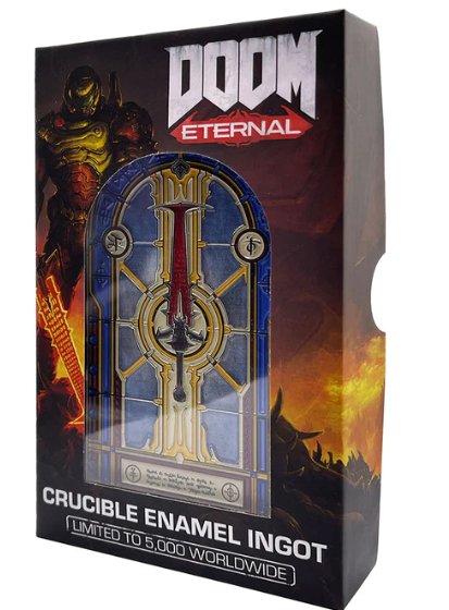 DOOM Limited Edition Crucible Sword Stained Glass Window Ingot - Bstorekw