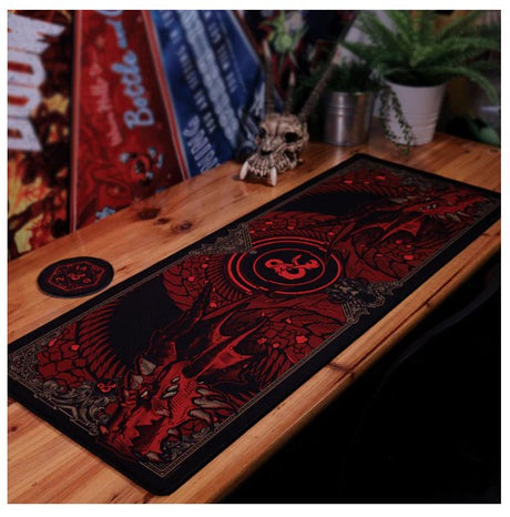 Dungeons & Dragons XL Desk Pad & Coaster Set - Bstorekw